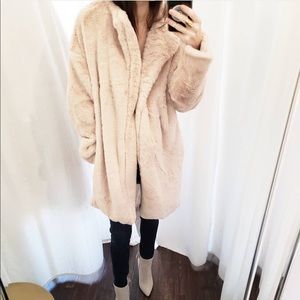 NWOT Faux Fur Coat-Super Soft
